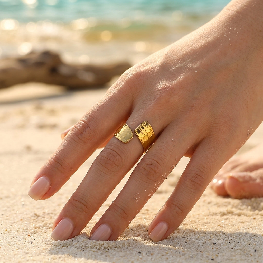 Brede Gepolijste Ring