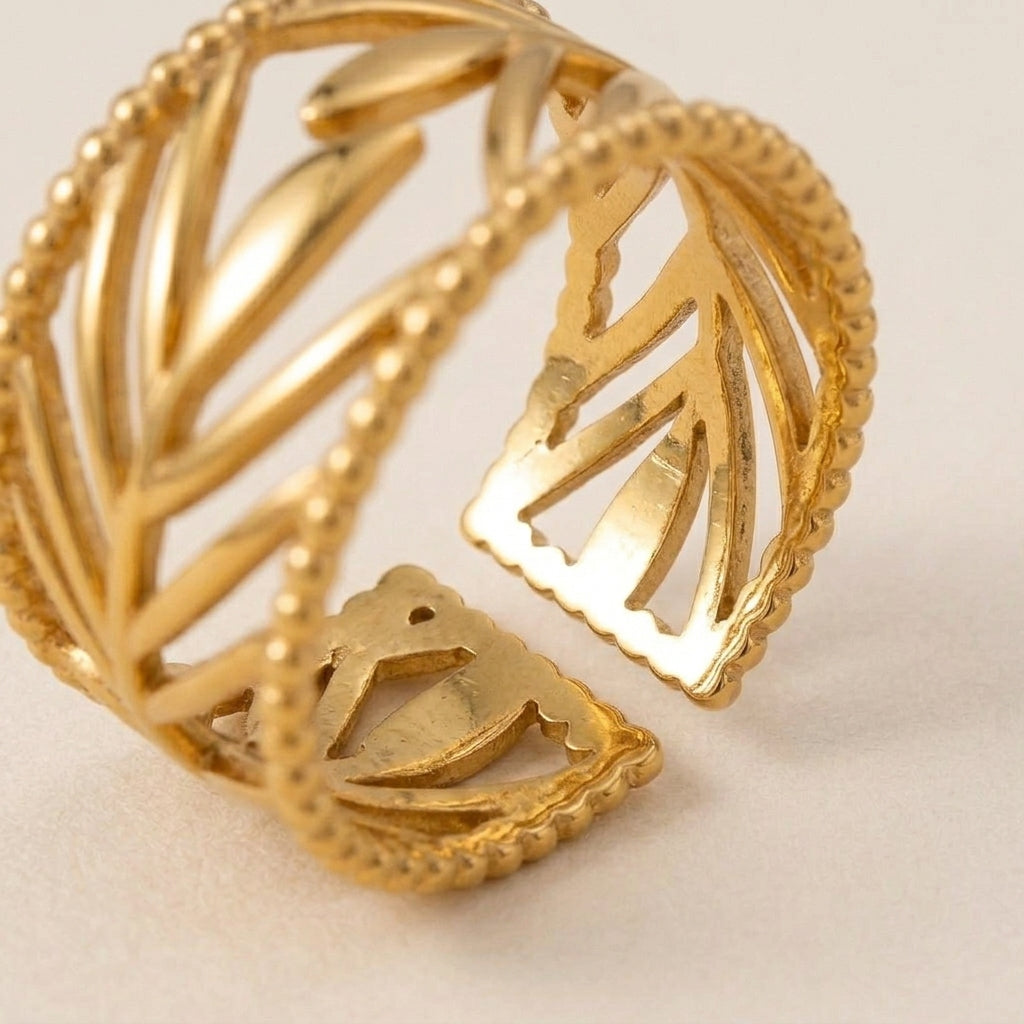 Blad Wikkel Ring