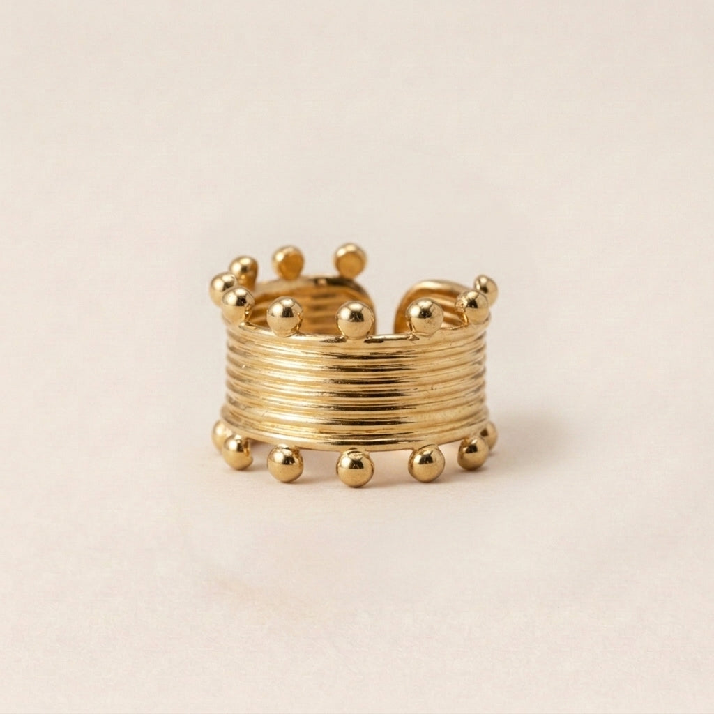 Brede Bolletjes-Ring