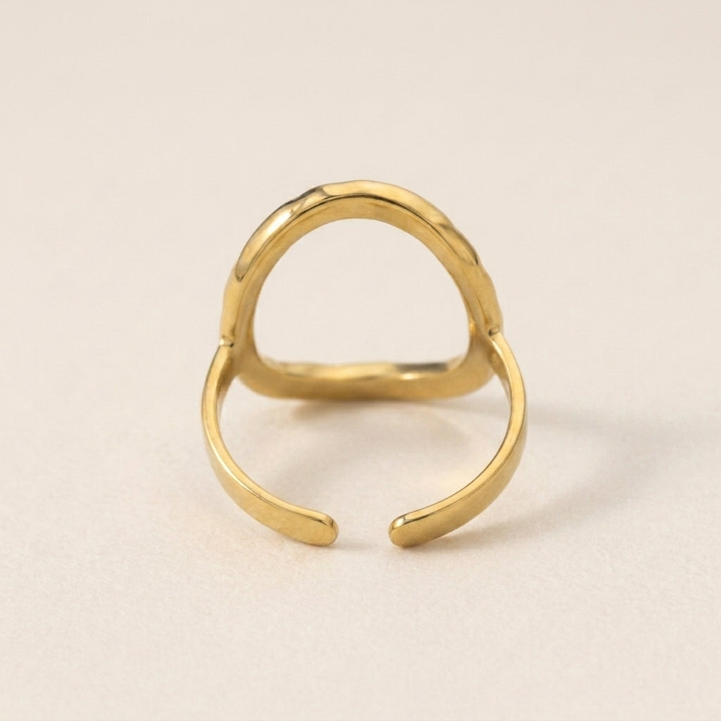 Gekreukte Open Structuur Ring
