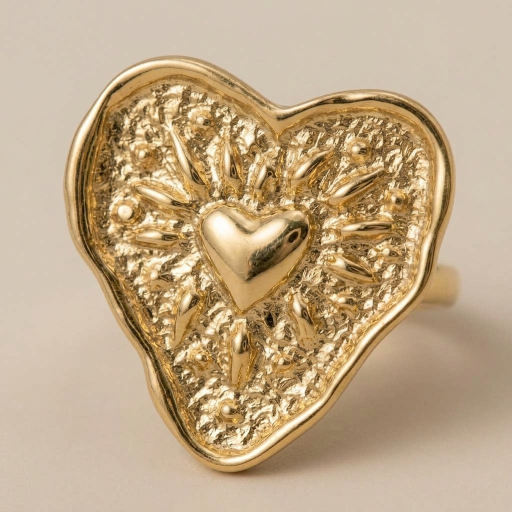 Groot hart Ring