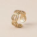 Verstelbare Levensboom Smiley Ring