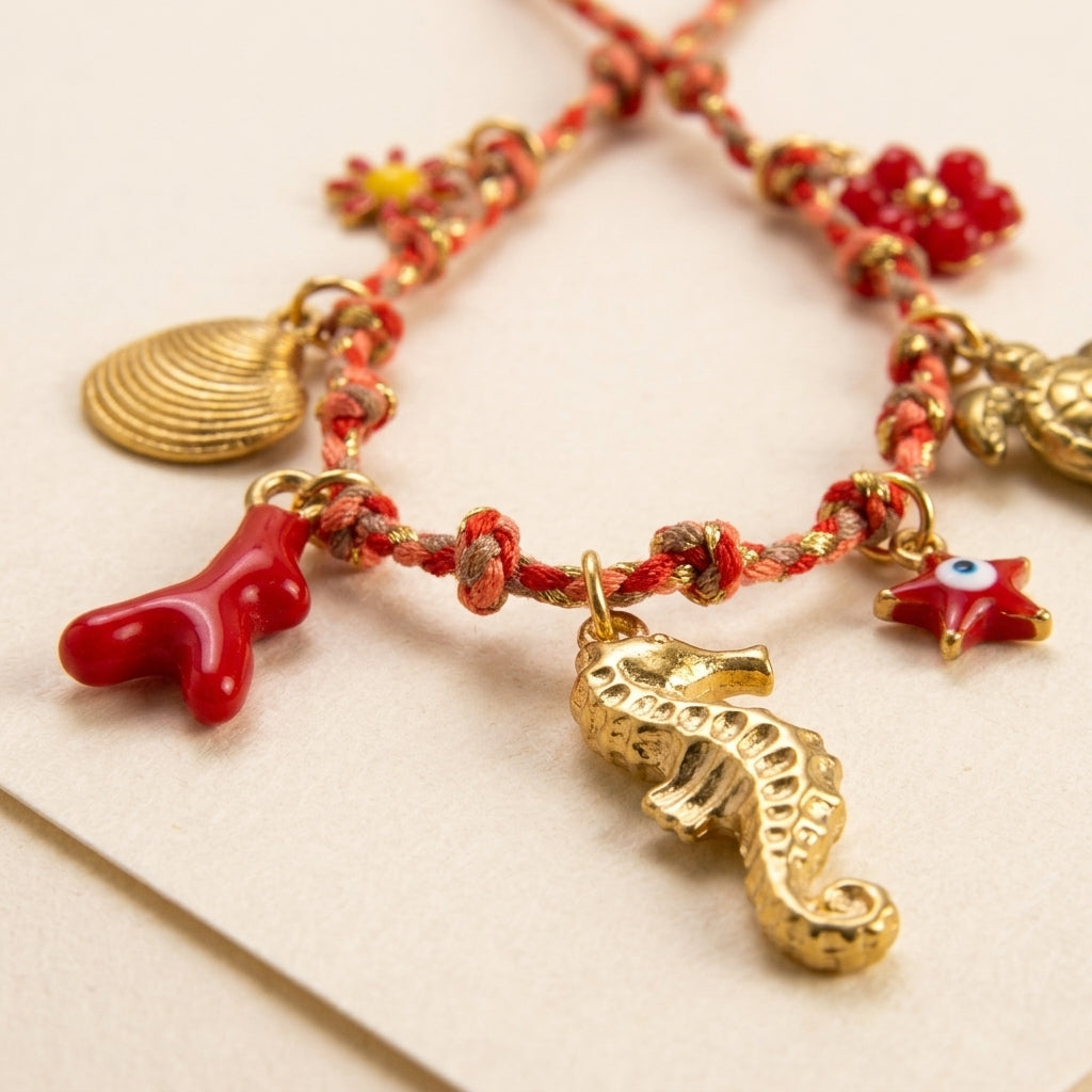 Rode Bedel Ketting