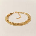 Drielaagse Schakel Armband