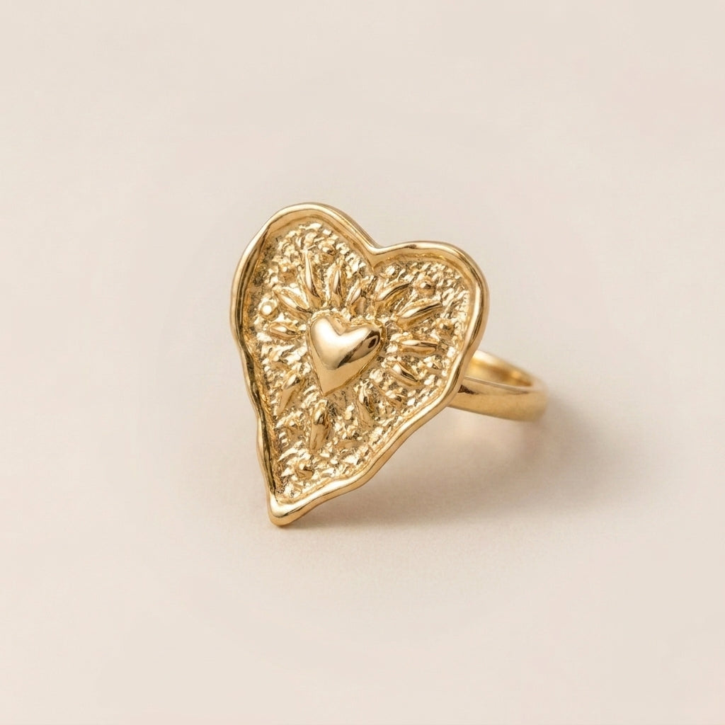 Groot hart Ring