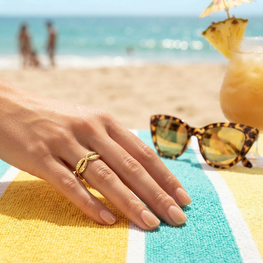 Holle Schelp-Ring