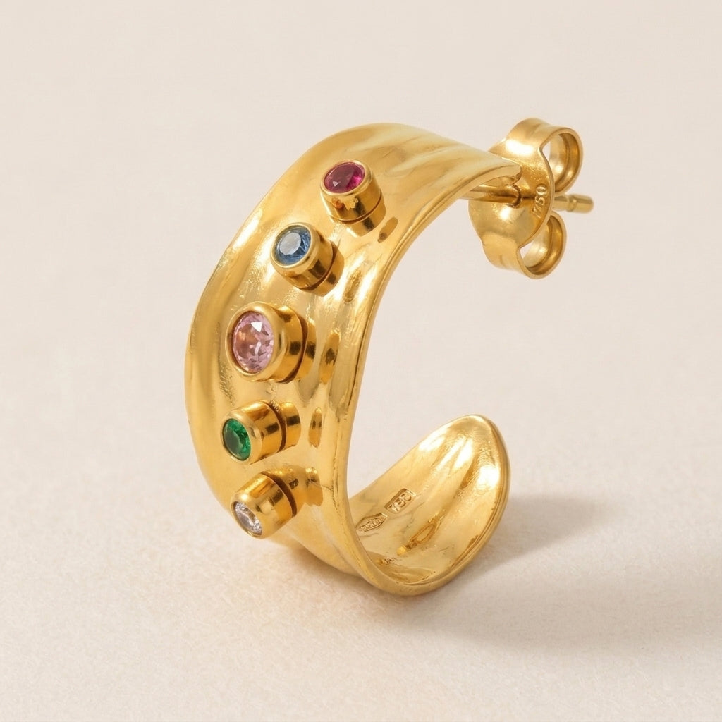 Diamant Bedel Oorbellen