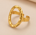 Kleine open ovale ring