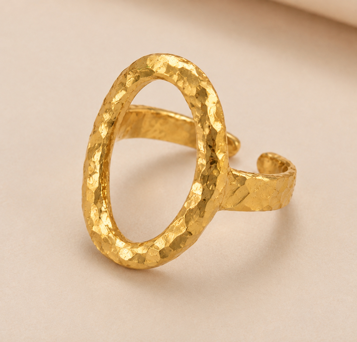 Kleine open ovale ring