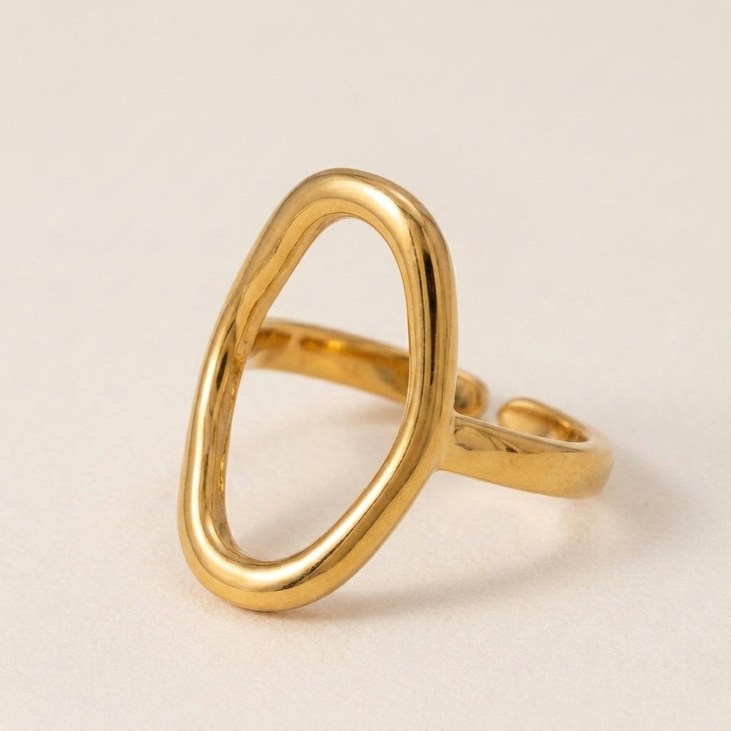 Ovale Gesculpteerde Ring