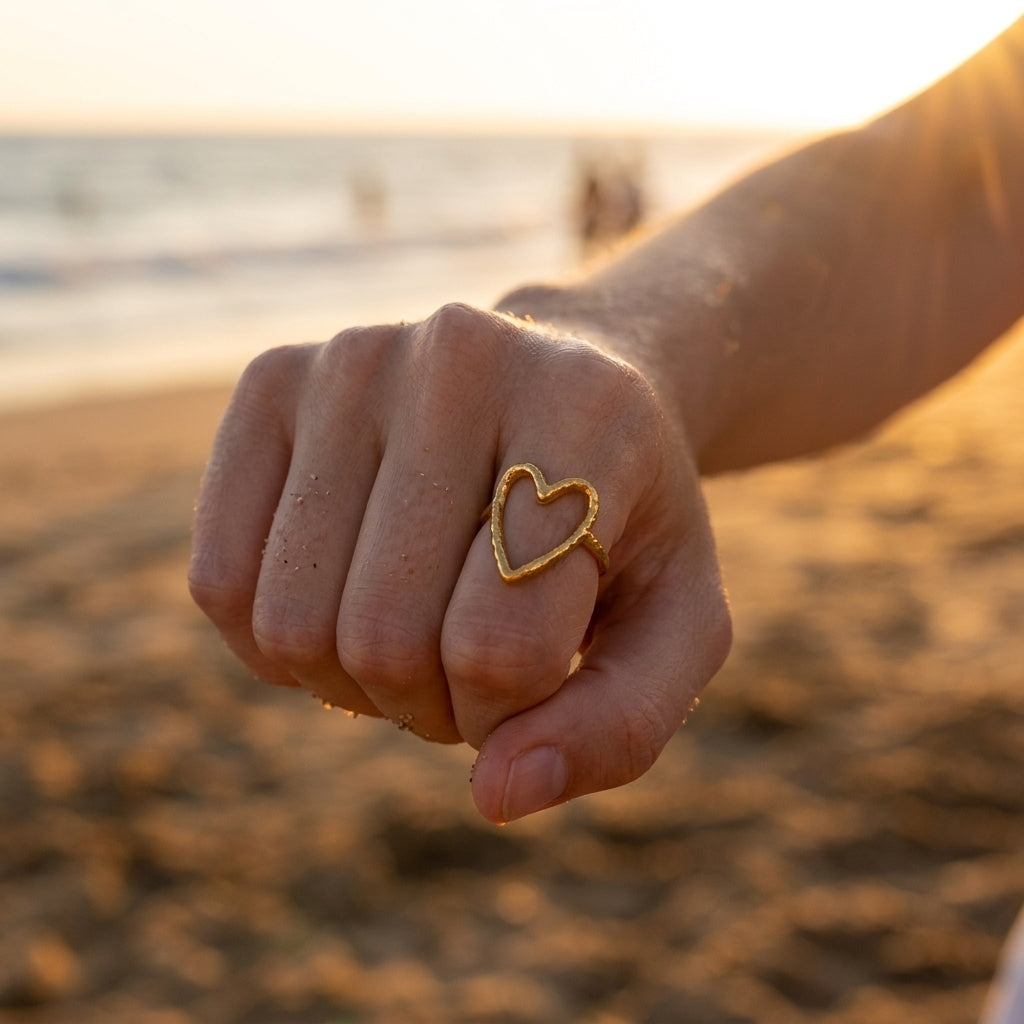 Open Hart Ring