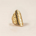 Ovale Rimpel-Ring