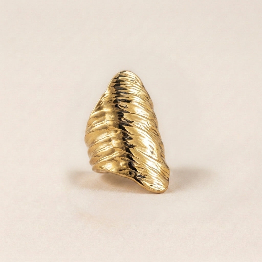 Ovale Rimpel-Ring