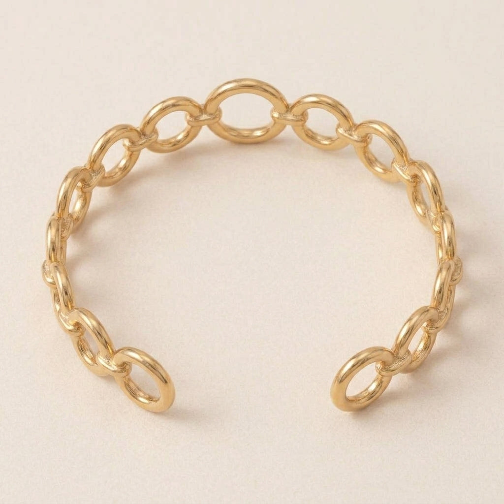 Ovale Schakel Armband
