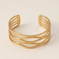 Golflijn Holle Armband