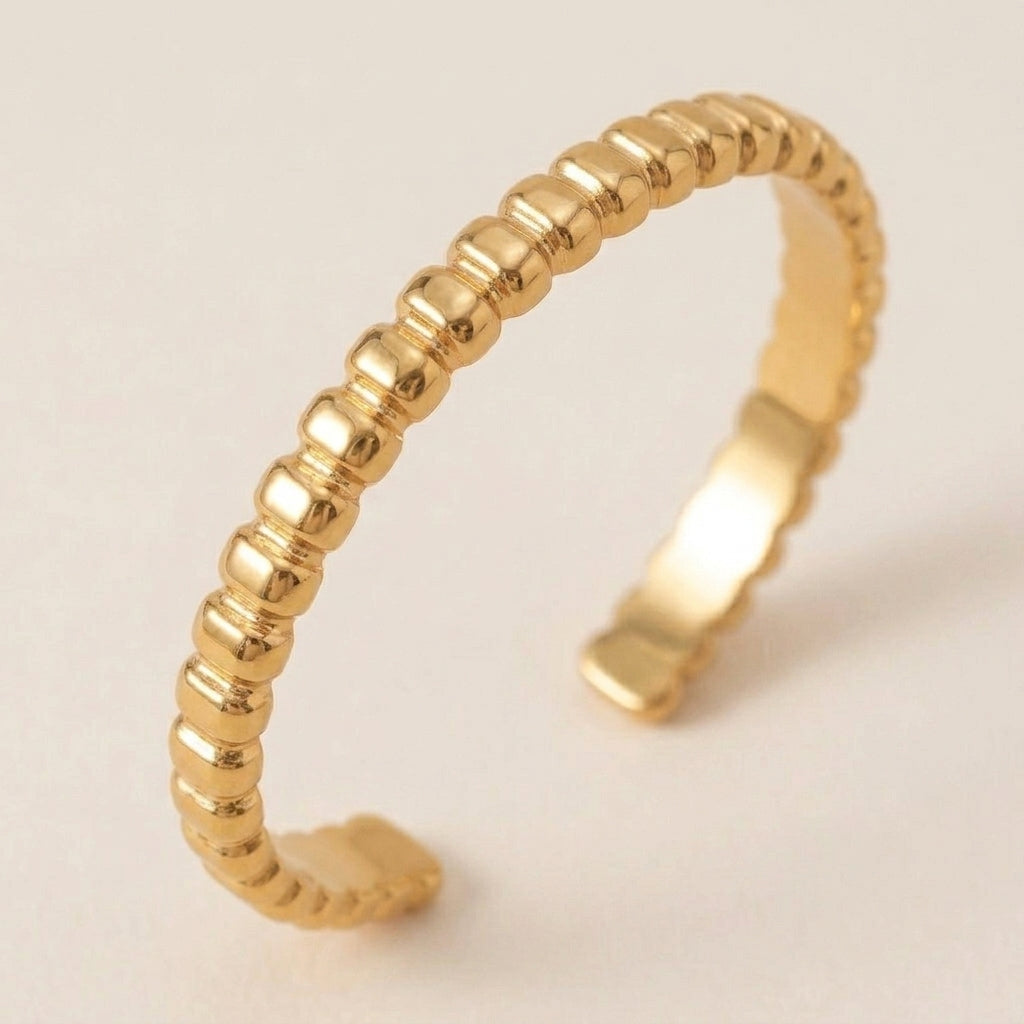Geribbelde Armband
