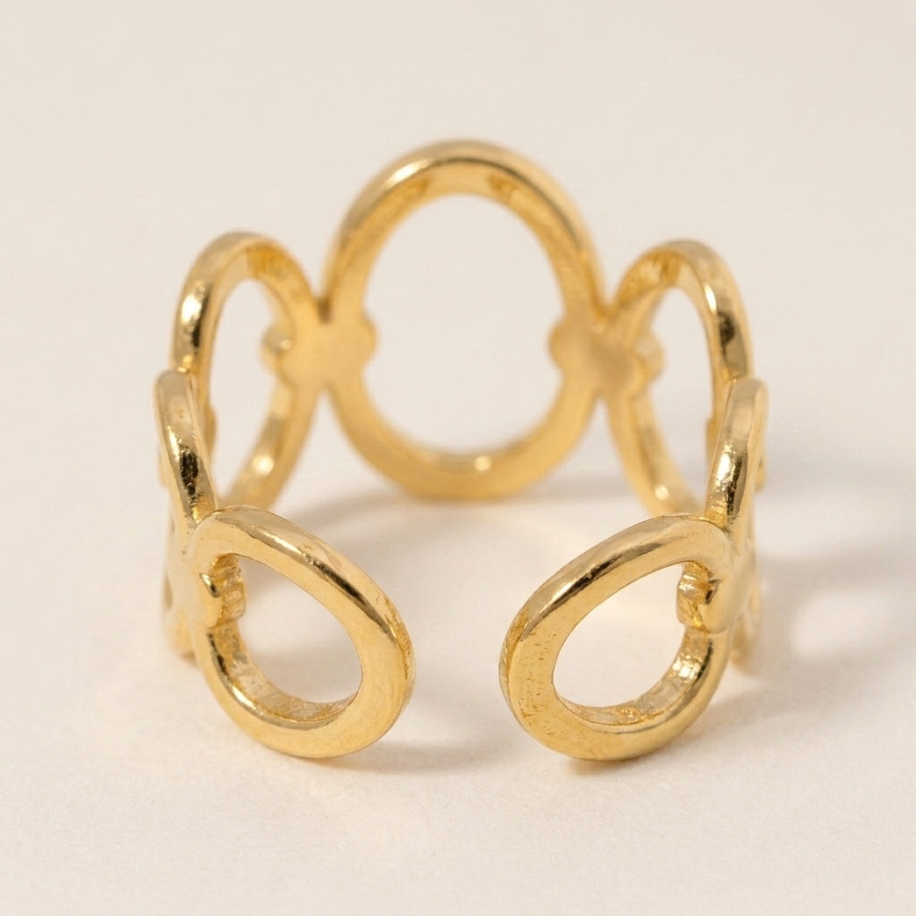 Ovale Schakel Ring