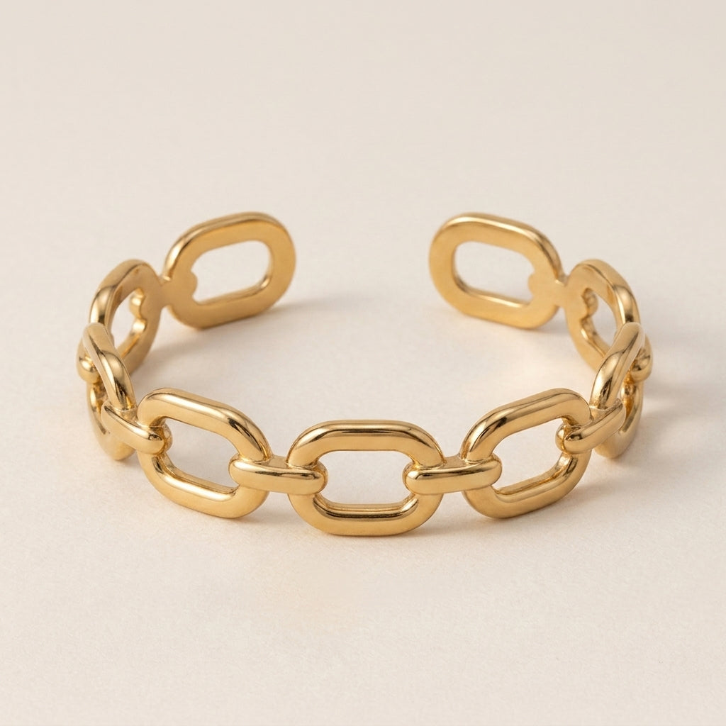 Ovale Schakel Armband