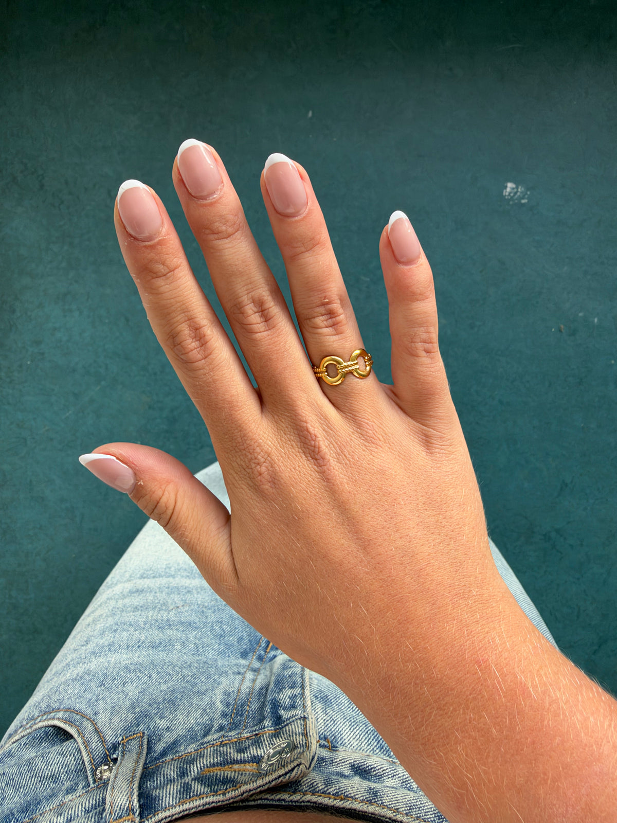Ronde schakel ring