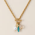 Blauwe Chili Bedel Ketting