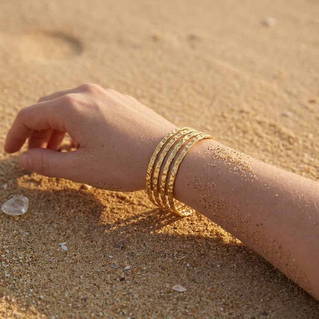 Vierlaagse Bangle Armband