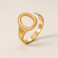 Ovale Open Zegel Ring