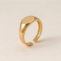 Ovale Zegel Ring