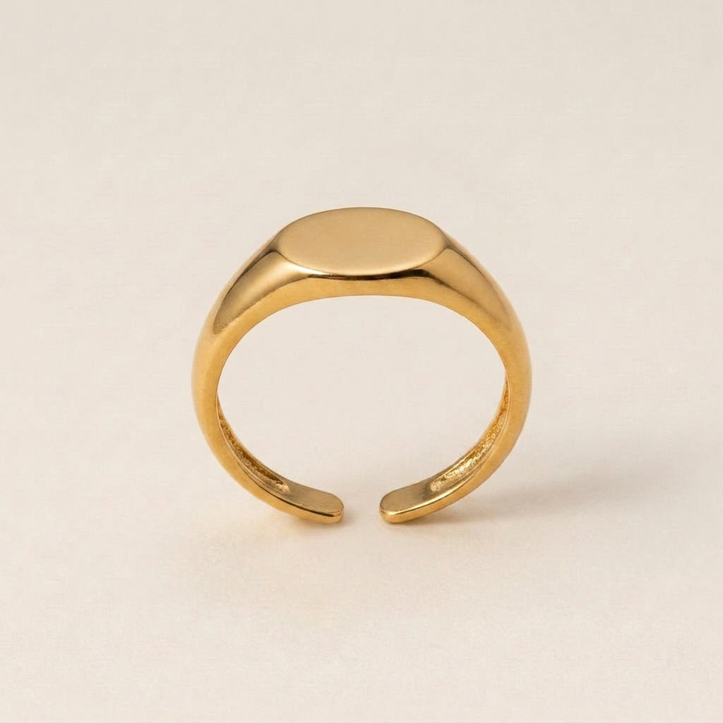 Ovale Zegel Ring