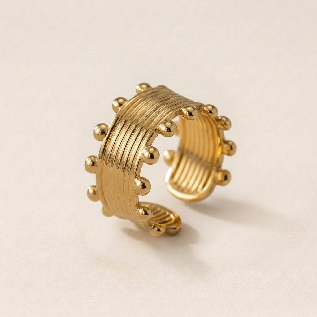 Brede Bolletjes-Ring