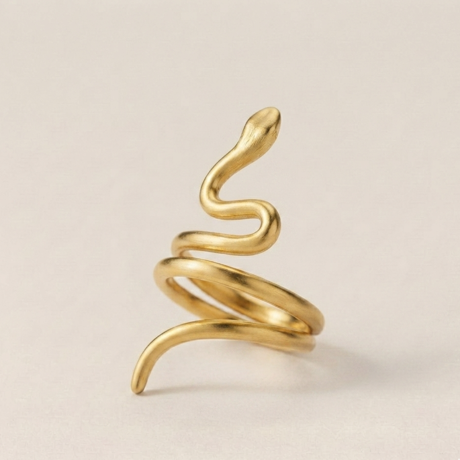 Slangen Spiraal Ring