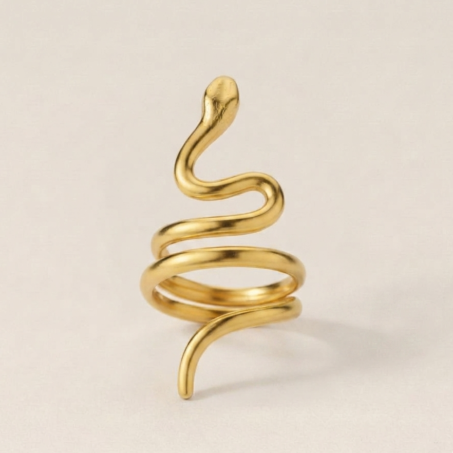 Slangen Spiraal Ring