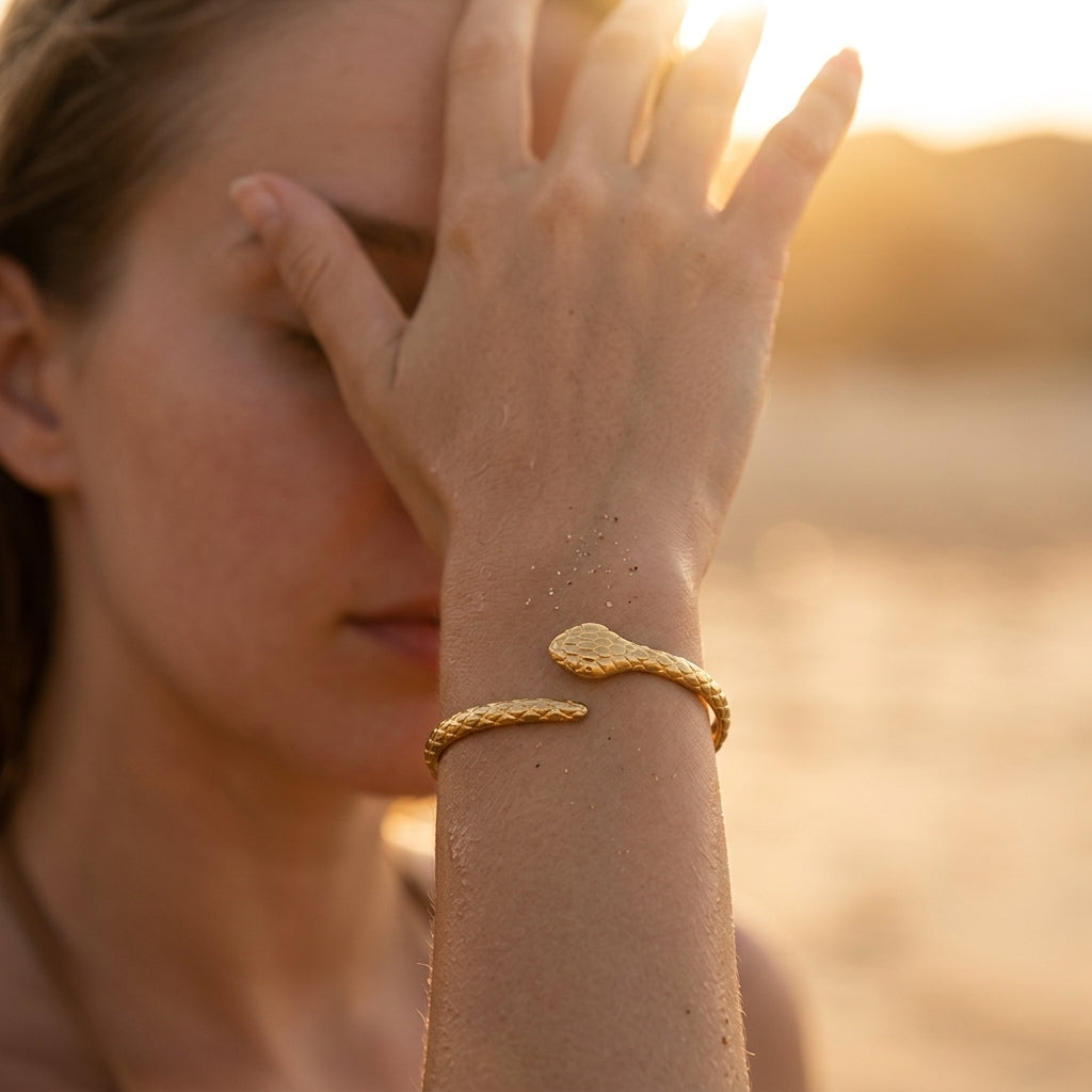 Slangenschub Bangle Armband