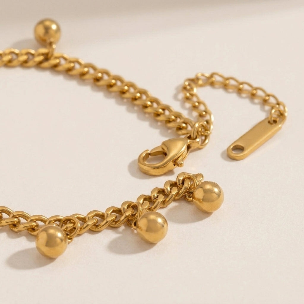 Multi-Kralen Bedel Schakel Armband