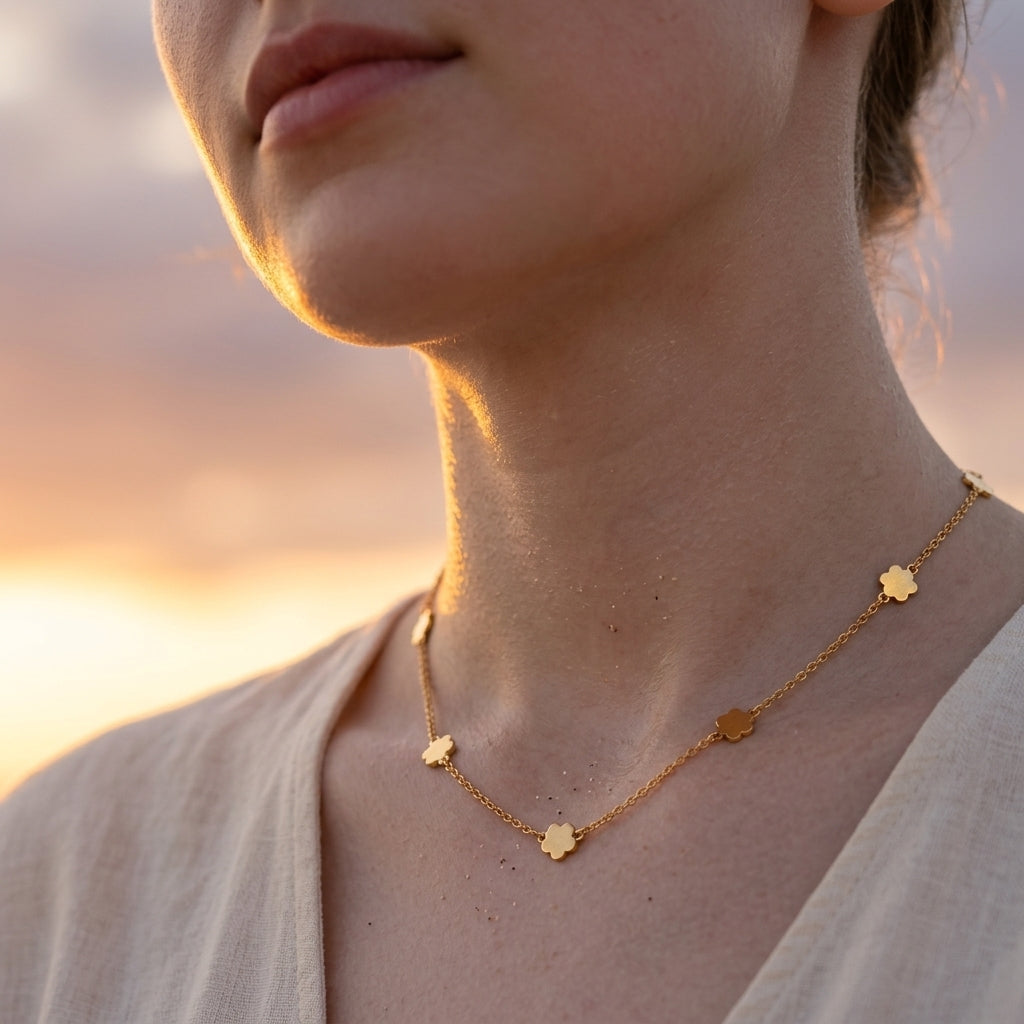 Klaver Bedel Ketting
