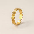 Grove Gehamerde Band Ring