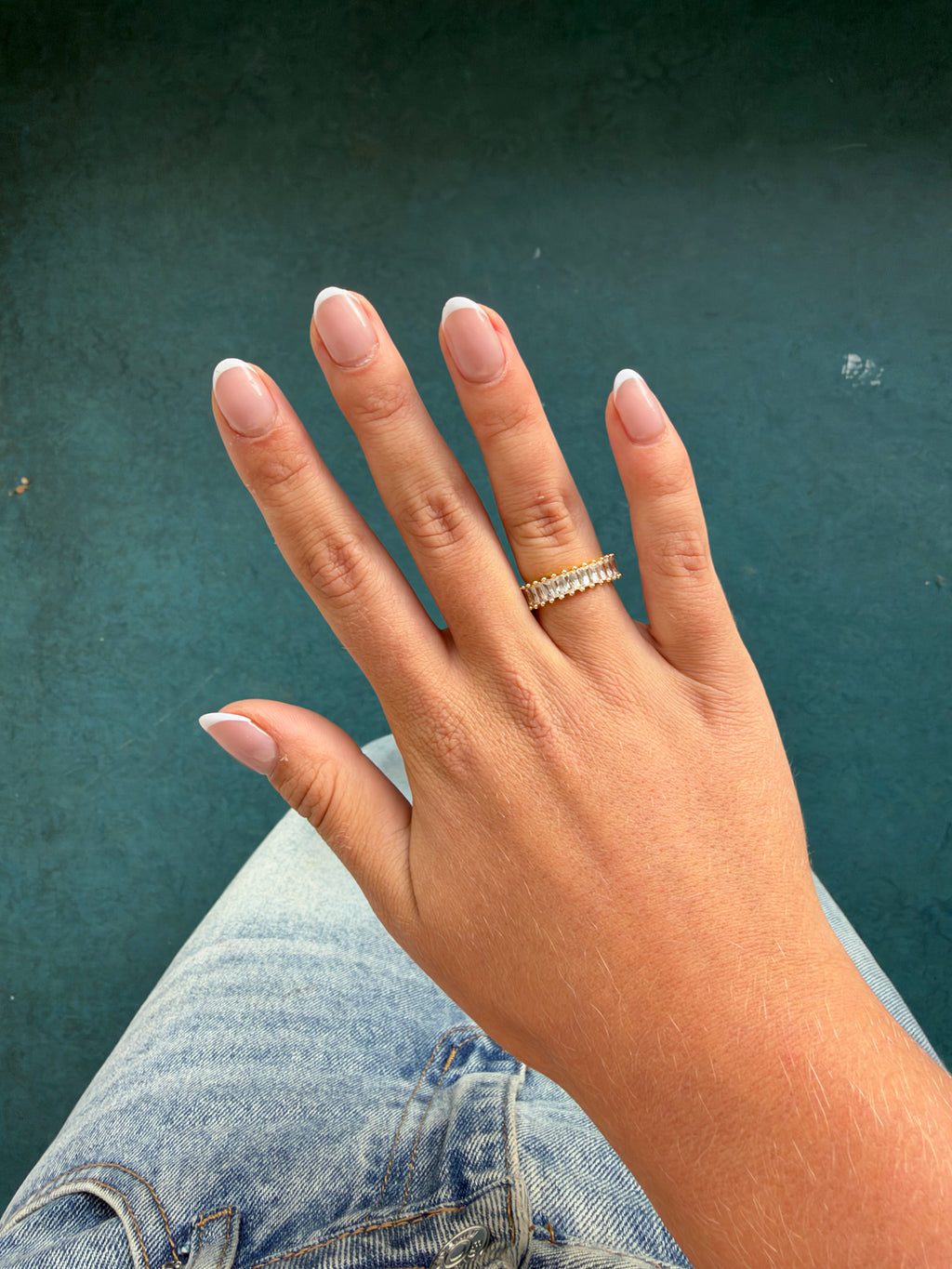 Baguette Zirkonia Eternity Ring