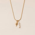 Zoetwaterparel Schelp Ketting