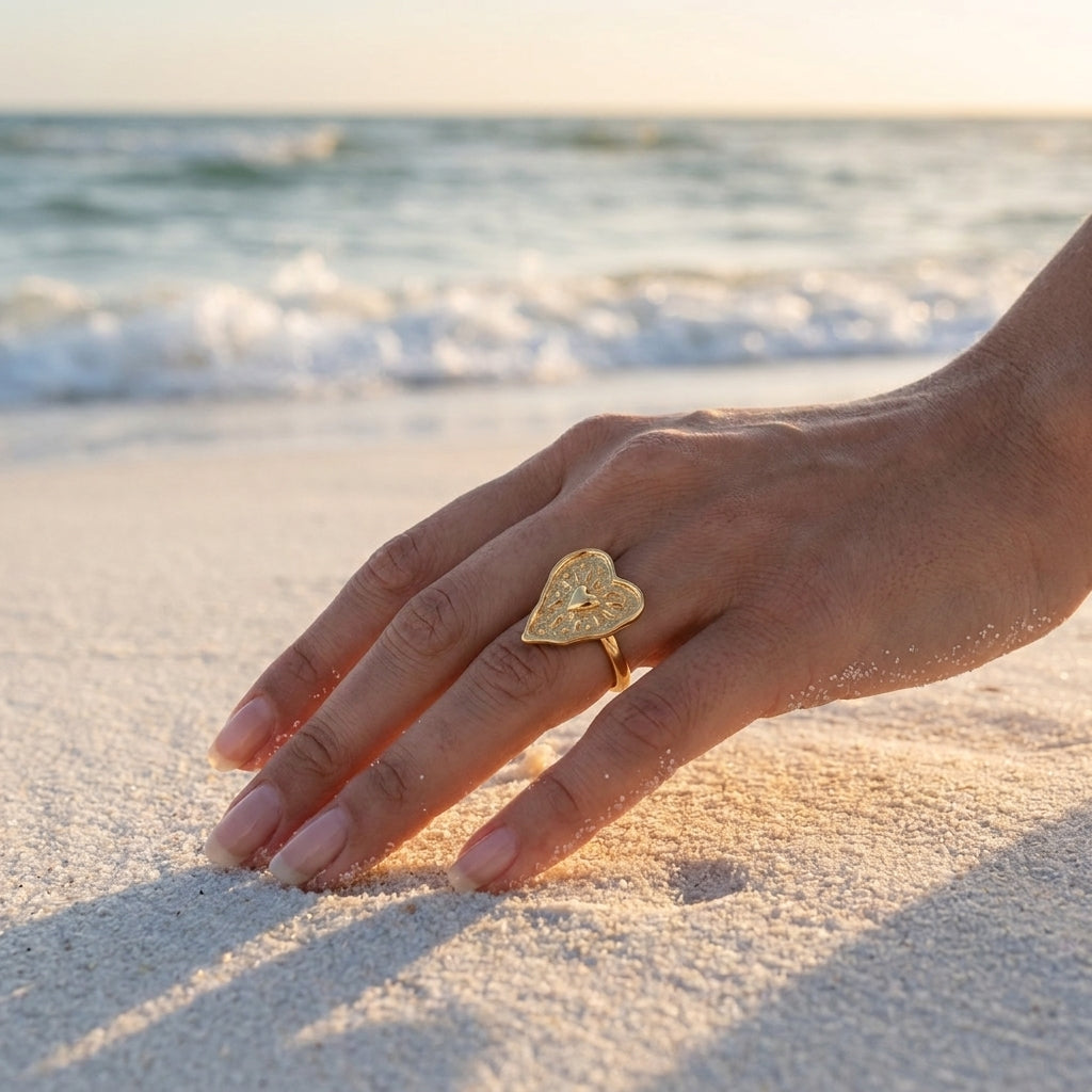 Groot hart Ring