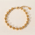 Gouden Kralen Schakel Armband