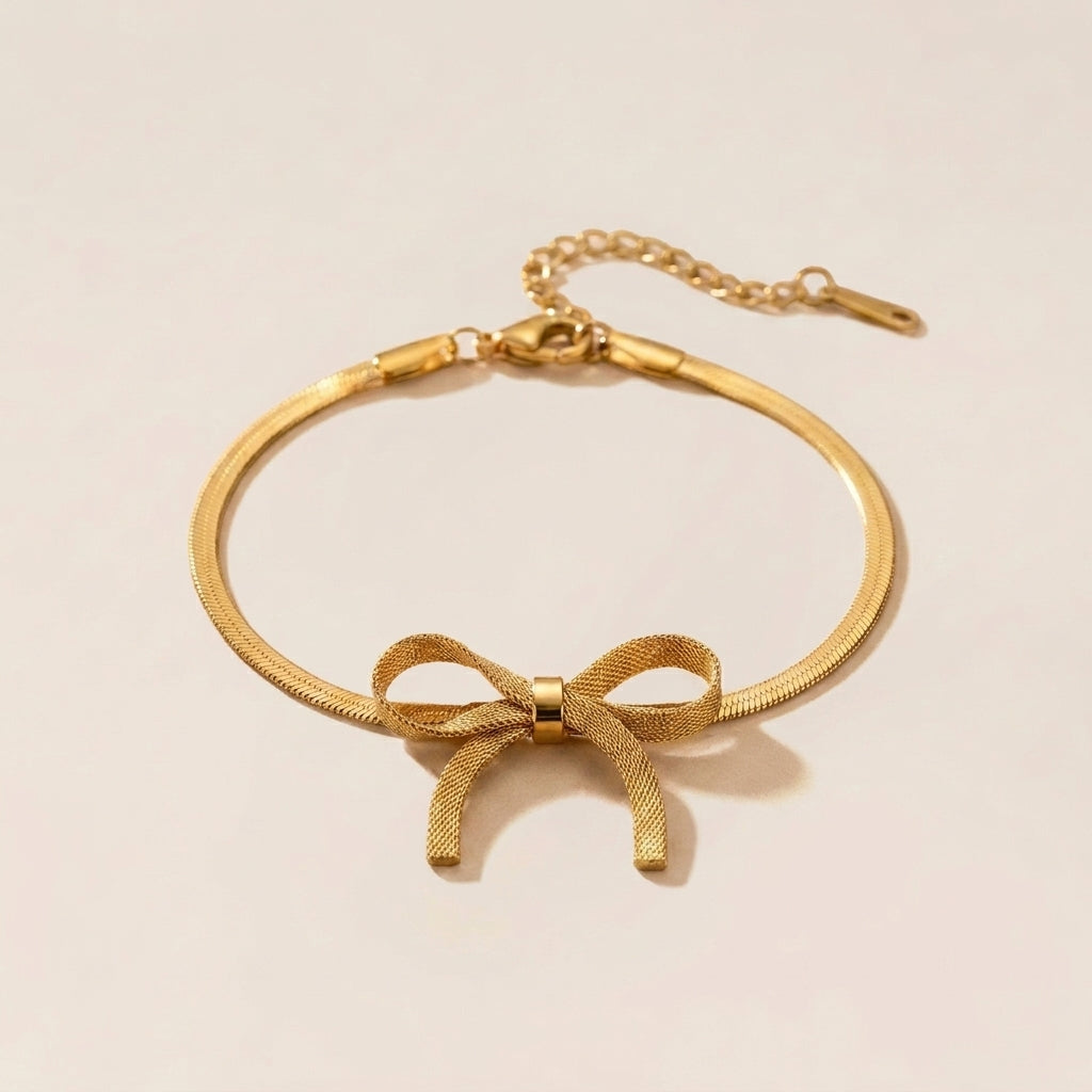 Gouden Strik Armband