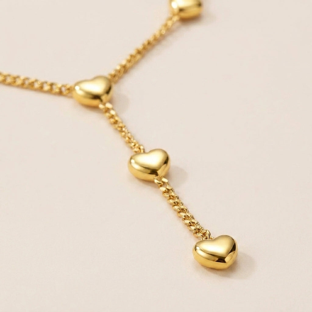 Lange Hart Bedel Ketting