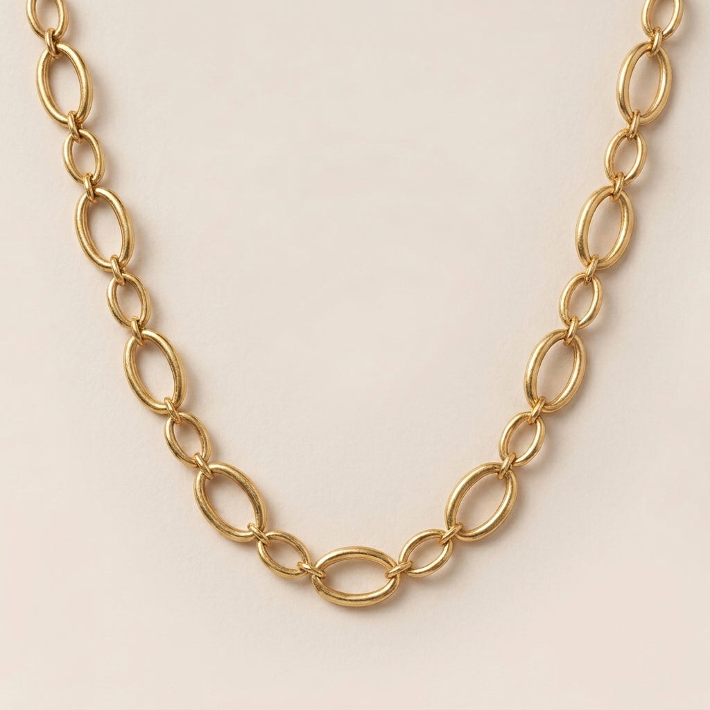 Open Ovale Schakel Ketting
