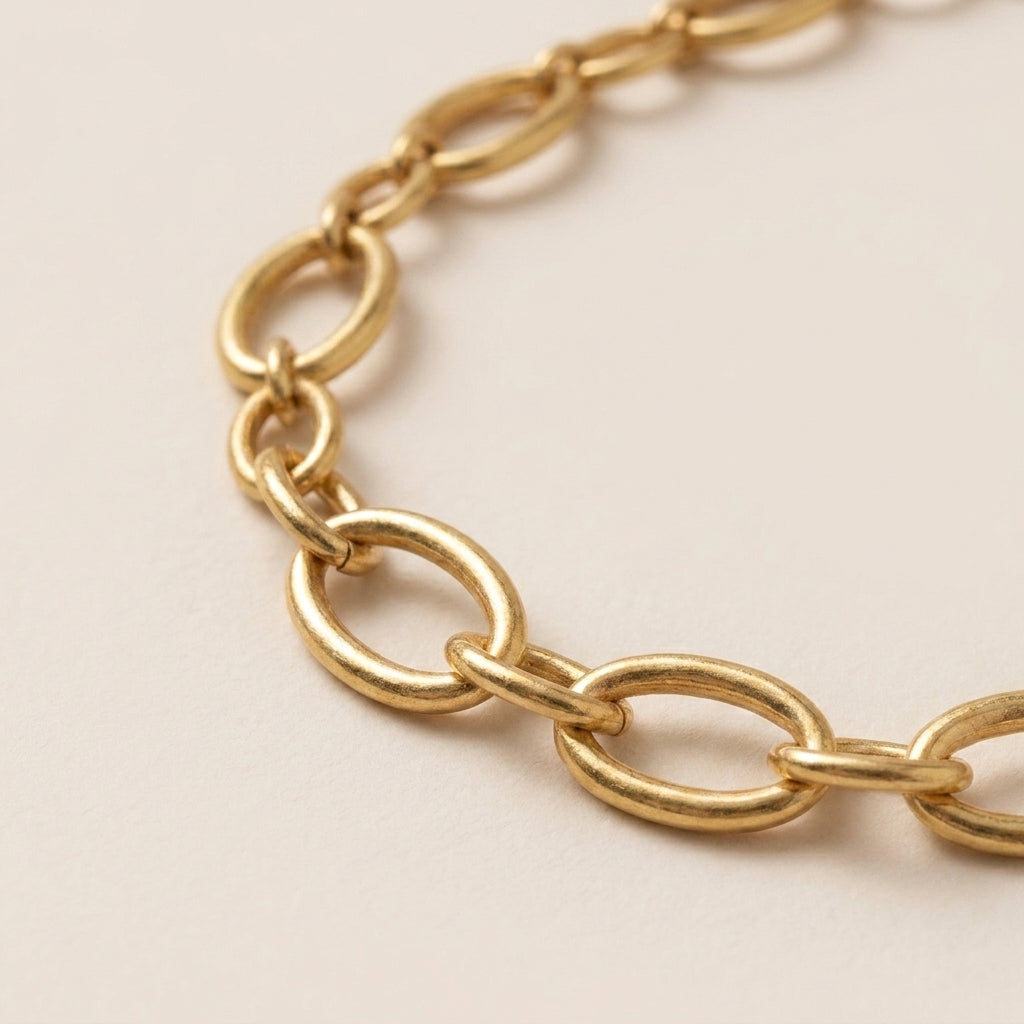 Open Ovale Schakel Ketting