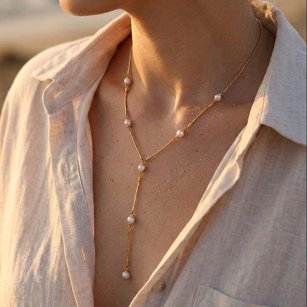 Lange Parel Ketting