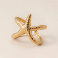 Gouden Kleine Zeester Stijl Ring
