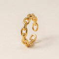 Gouden Schakel Ring