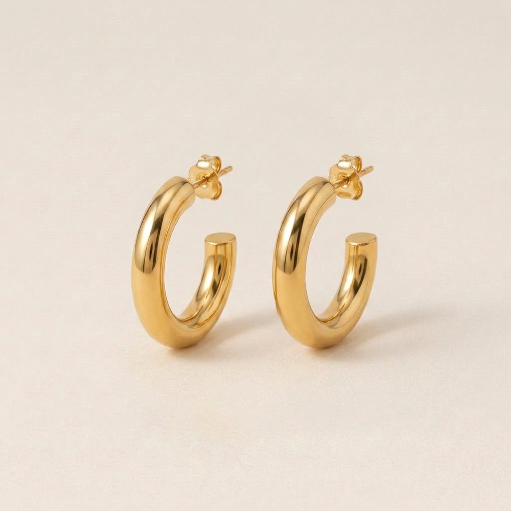 Kleine Basic Hoops Oorbellen