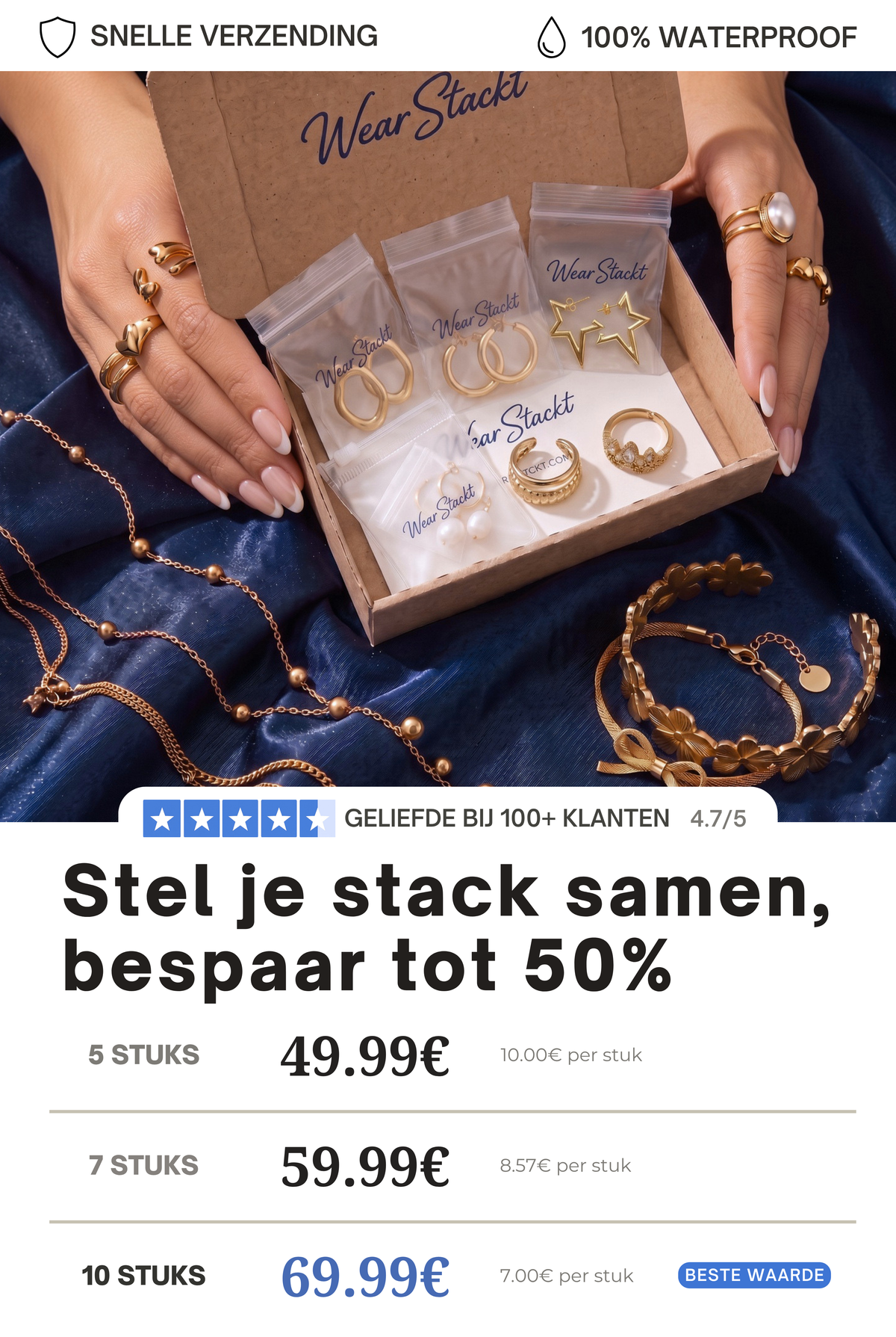 7 for $85 jewelry bundle