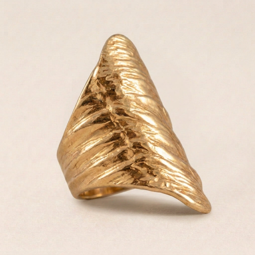 Ovale Rimpel-Ring