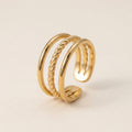 Drielaagse Gedraaide Ring